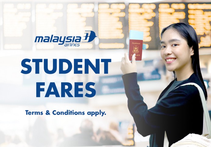 Malaysia Airlines: Student Fares